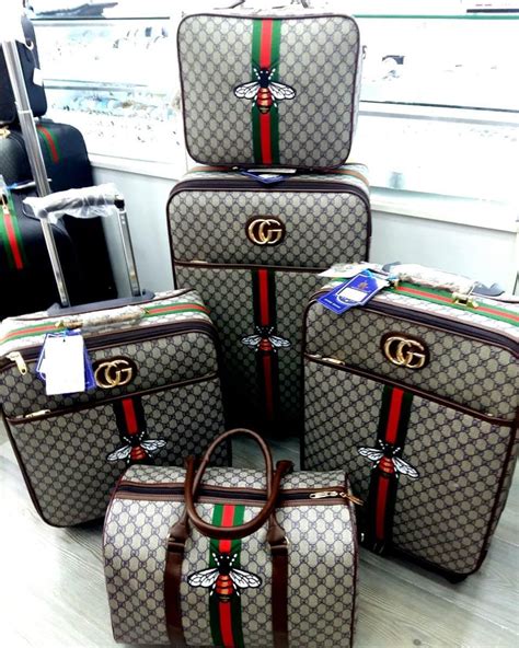 designer luggage sets Gucci